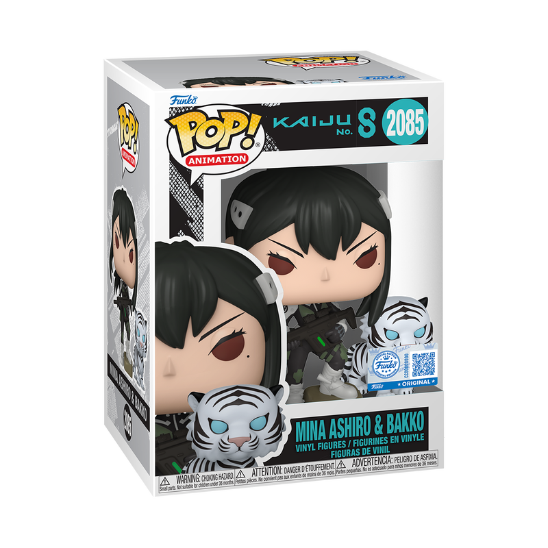 Funko POP! Kaiju No. 8 #2085 Mina Ashiro and Bakko Exclusivo