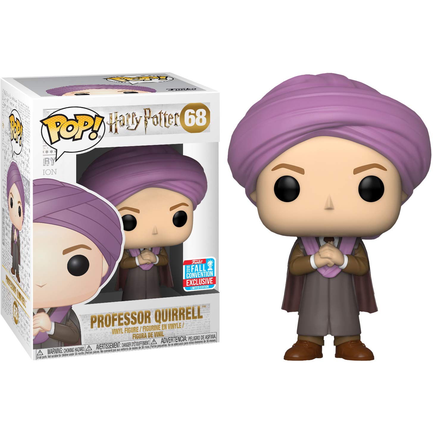 Funko POP! Harry Potter #68 Professor Quirrell NYCC 2018 Exclusivo