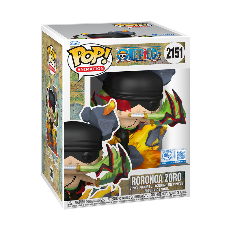 Funko POP! One Piece #2151 Roronoa Zoro (King of Hell) Exclusivo