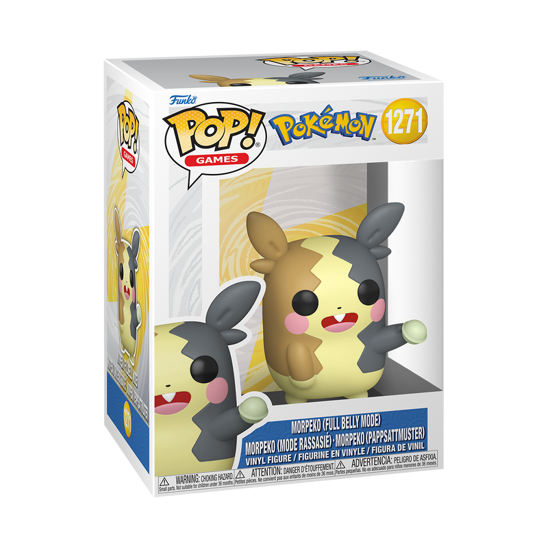 [PRÉ-RESERVA] Funko POP! Pokémon #1271 Morpeko Full Belly Mode
