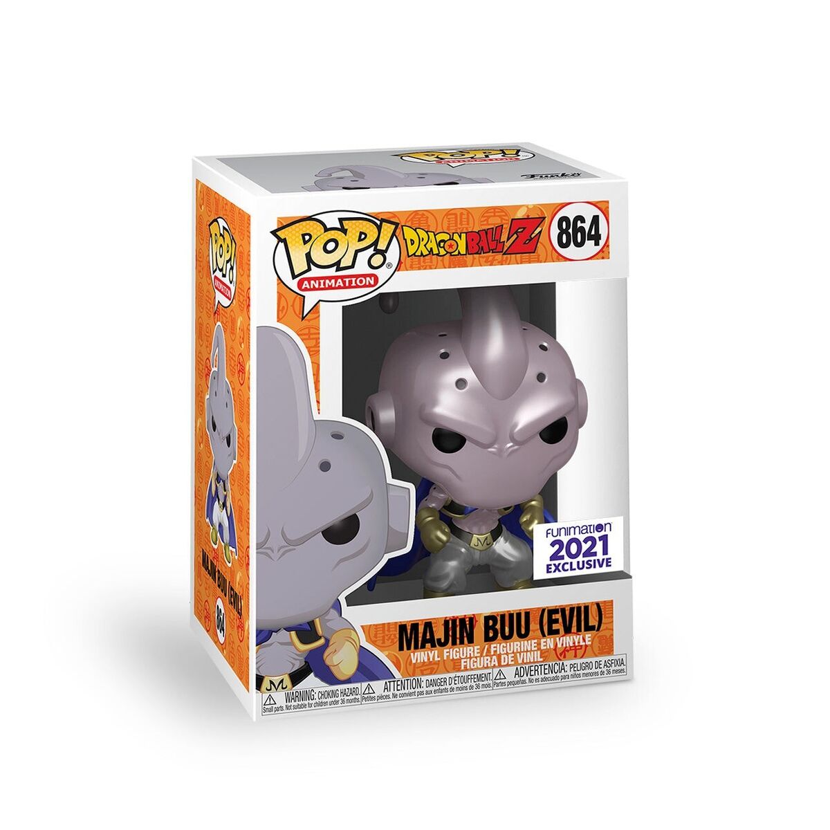 Funko POP! Dragon Ball #864 Majin Evil Buu (Metallic) Exclusivo