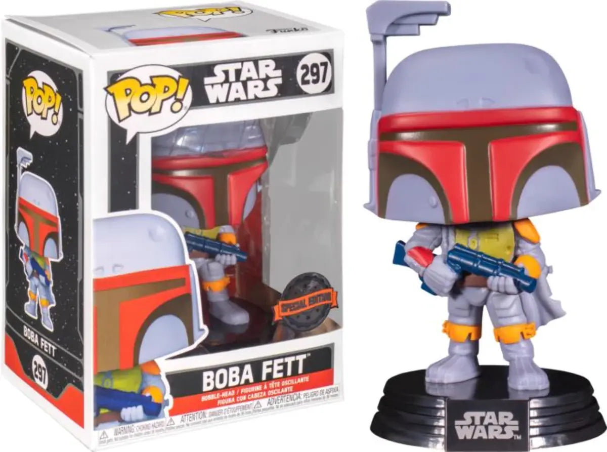 Funko POP! Star Wars #297 Boba Fett Vintage Exclusivo