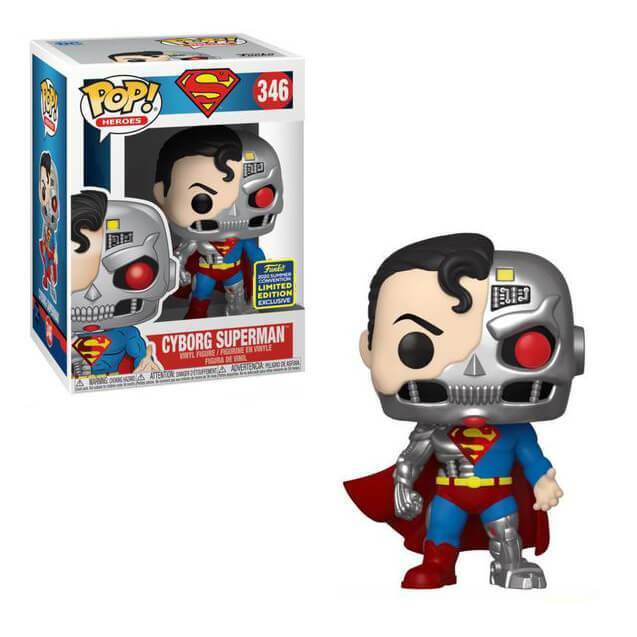Funko POP! DC #346 Cyborg Superman SDCC 2020 Exclusivo