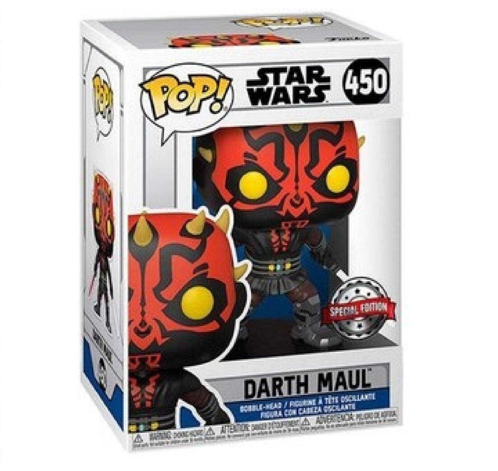 Funko POP! Star Wars #450 Darth Maul with Darksaber Exclusivo