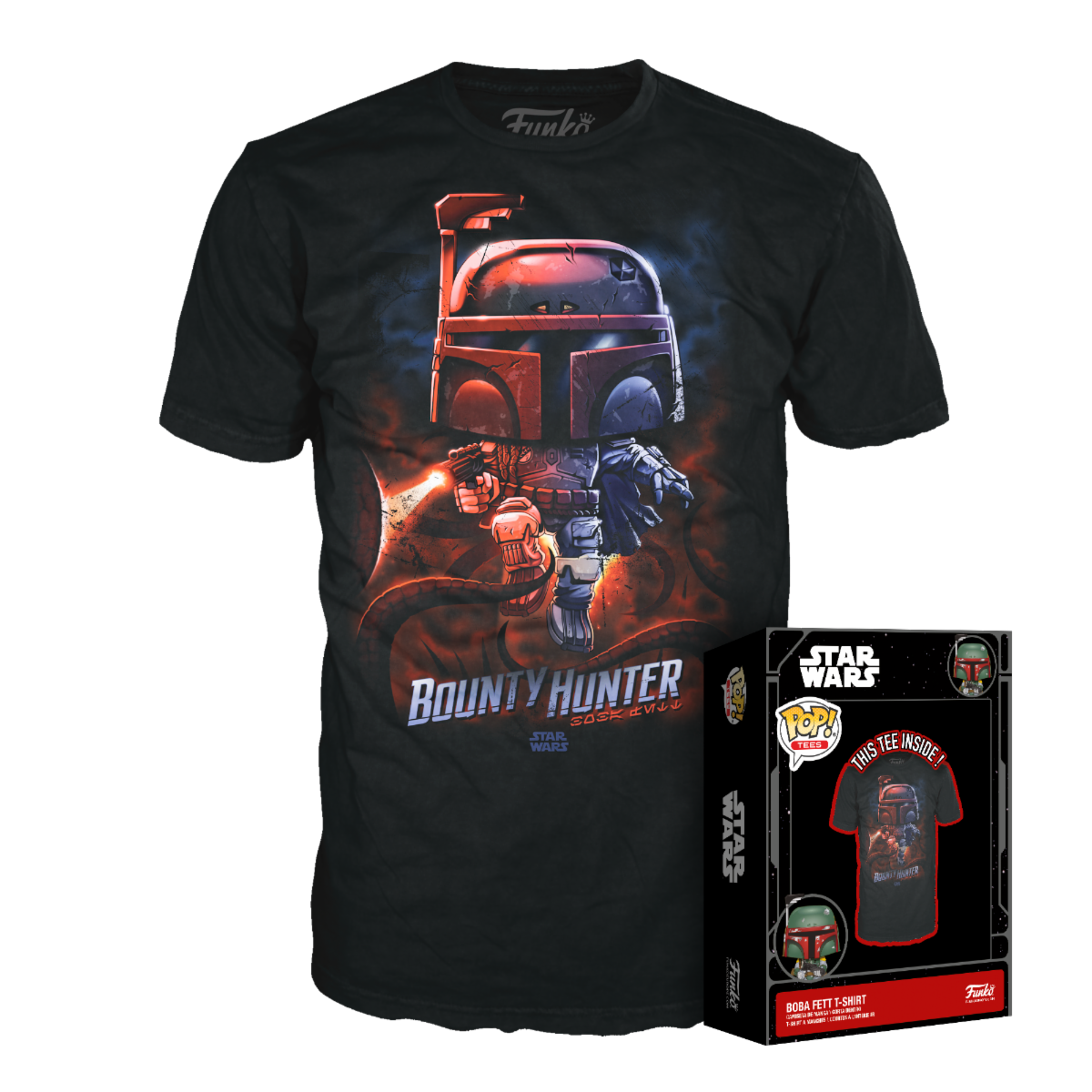 Funko Tee Star Wars Boba Fett Bounty Hunter