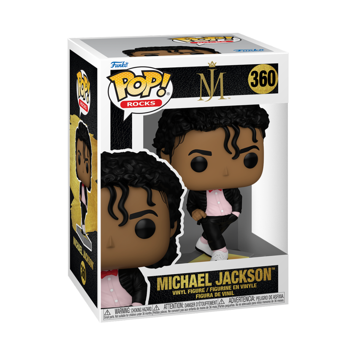 [PRÉ-RESERVA] Michael Jackson POP! Rocks Vinyl Figure Billie Jean 9 cm