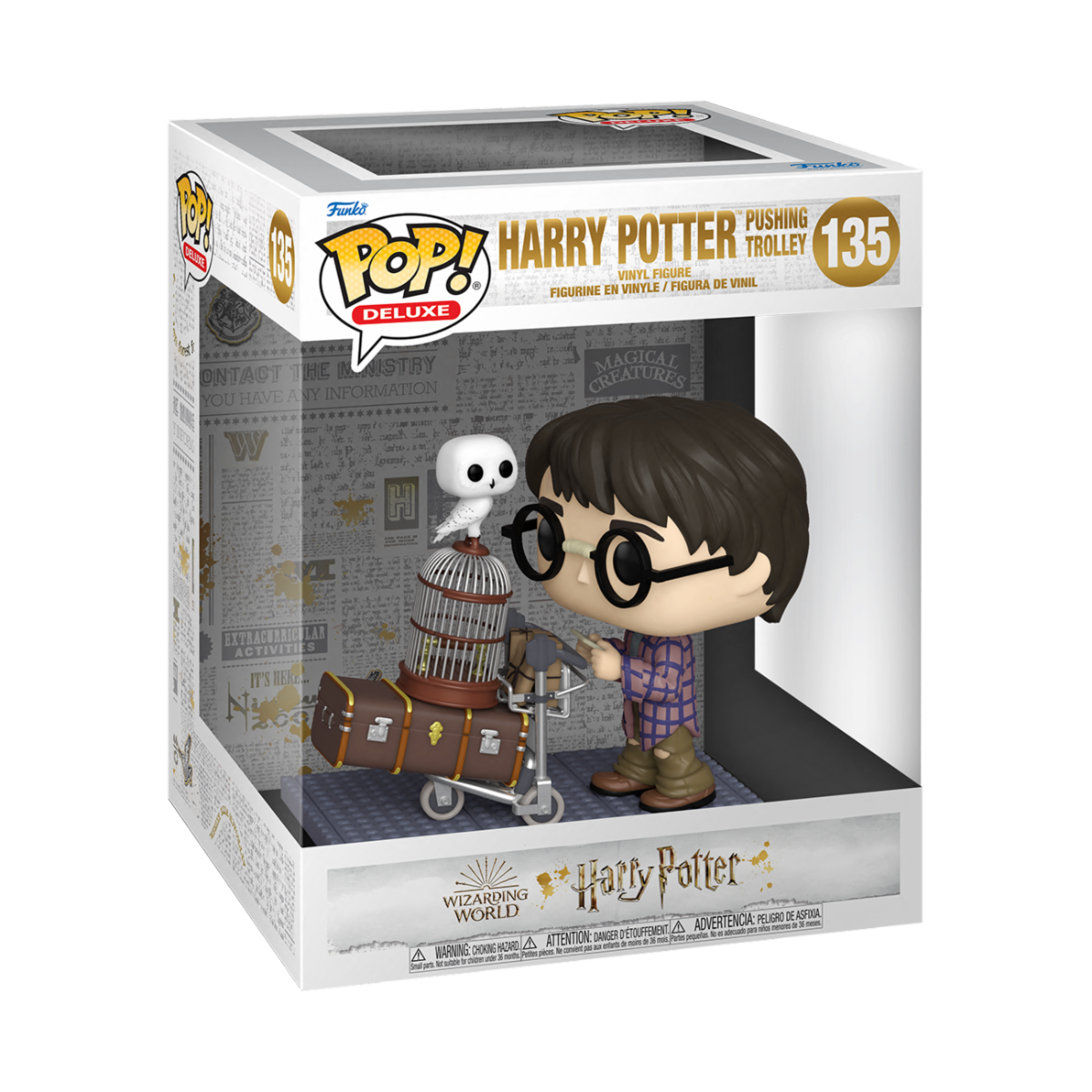[PRÉ-RESERVA] Funko POP! Deluxe Harry Potter #135 Harry Potter Pushing Trolley