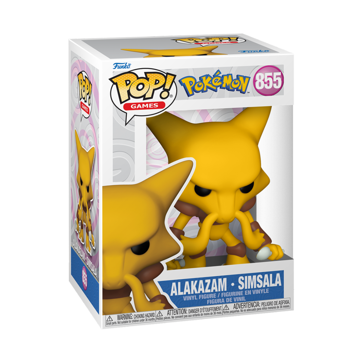 [PRÉ-RESERVA] Pokemon POP! Games Vinyl Figure Alakazam (EMEA) 9 cm