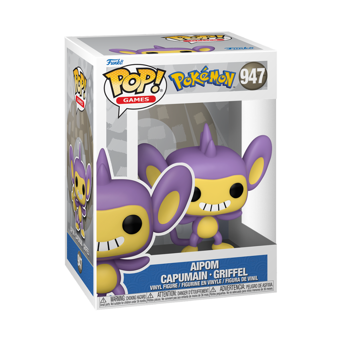 [PRÉ-RESERVA] Pokemon POP! Games Vinyl Figure Aipom (EMEA) 9 cm