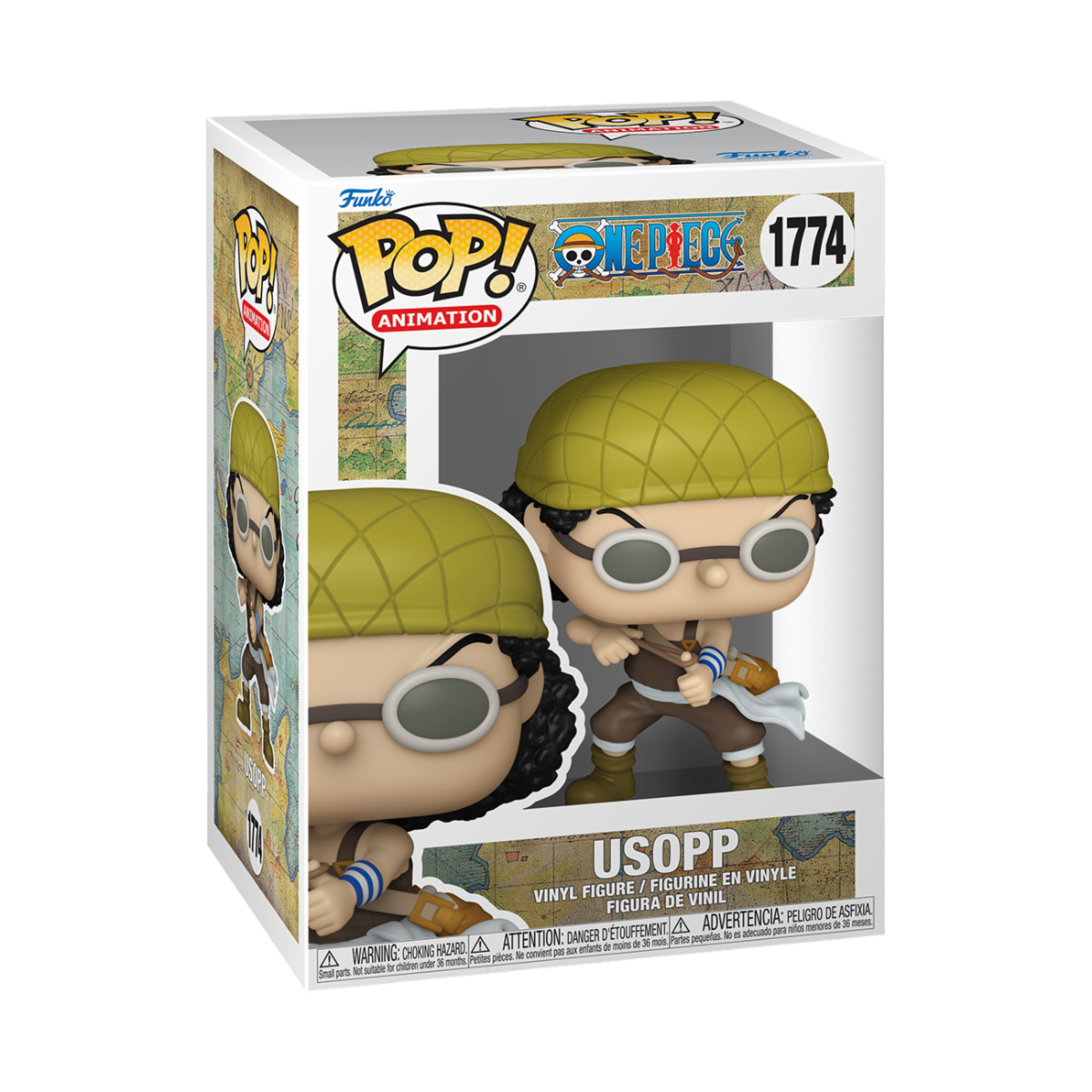 One Piece POP! Animation Vinyl Figures Usopp (Refresh) 9 cm