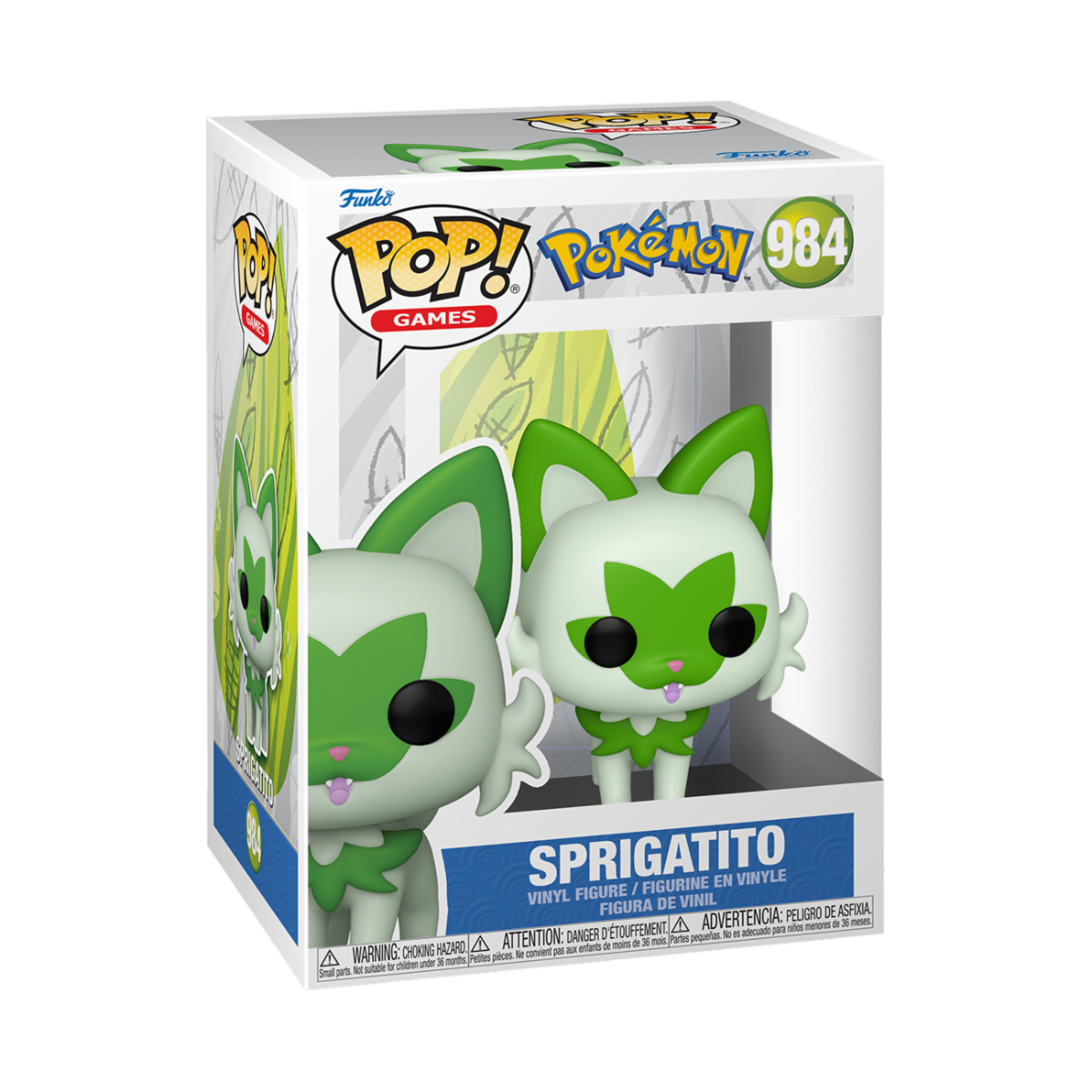 Pokemon POP! Games Vinyl Figure Sprigatito(EMEA) 9 cm