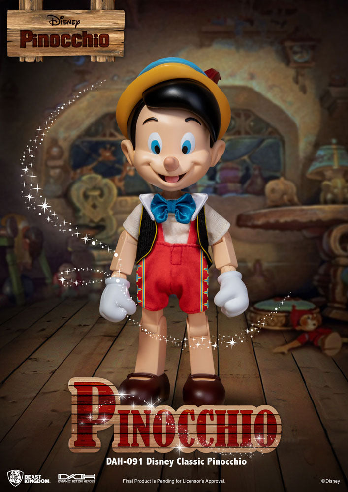 [PRÉ-RESERVA] Disney Classic Dynamic 8ction Heroes Action Figure 1/9 Pinocchio 18 cm