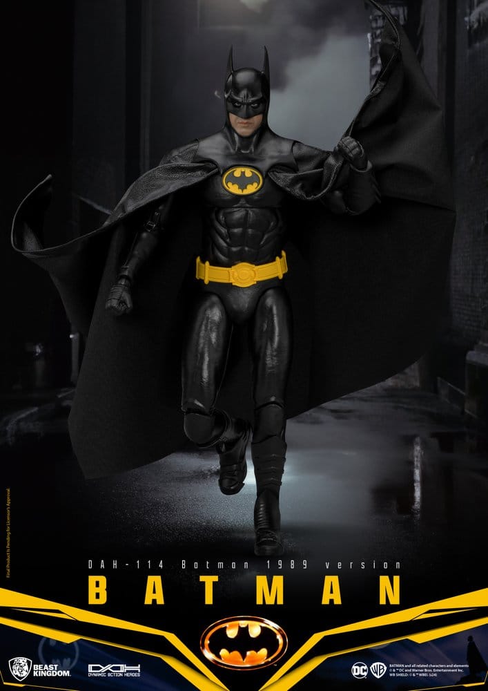 [PRÉ-RESERVA] DC Comics Dynamic 8ction Heroes Action Figure Batman 1989 Standard Version 21 cm