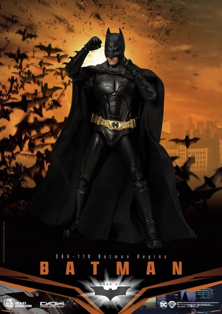 [PRÉ-RESERVA] DC Comics Dynamic 8ction Heroes Action Figure Batman (Batman Begins) 21 cm