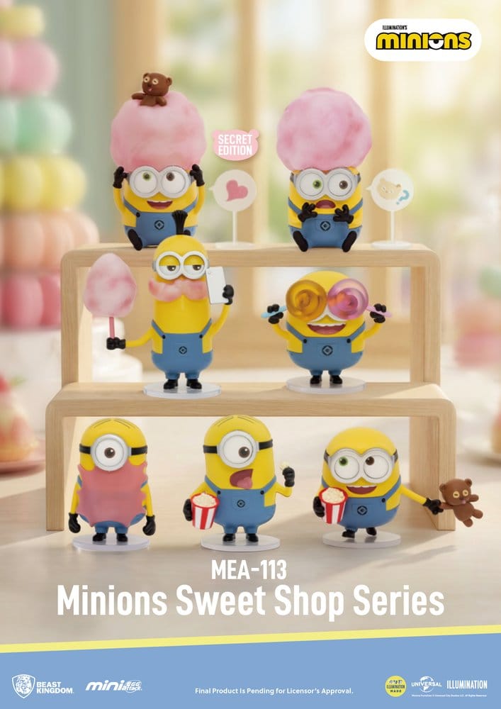 [PRÉ-RESERVA] Minions Mini Figures Sweet Shop Series 6 cm Blind Box Assortment (6)