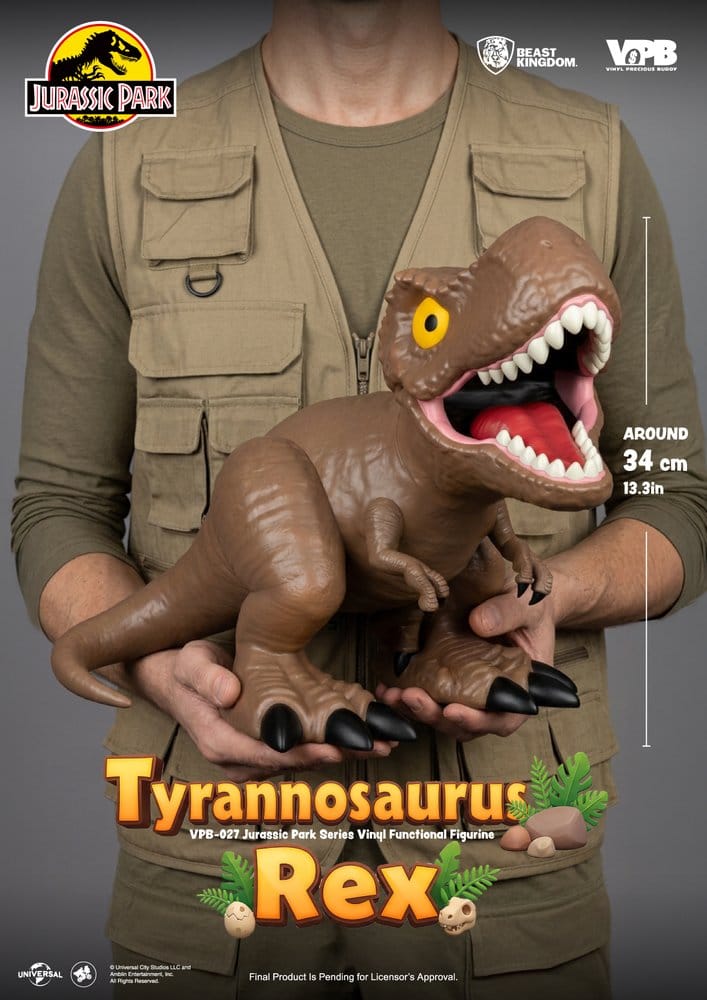 [PRÉ-RESERVA] Jurassic Park Vinyl Bank Large Series Tyrannosaurus Rex 34 cm