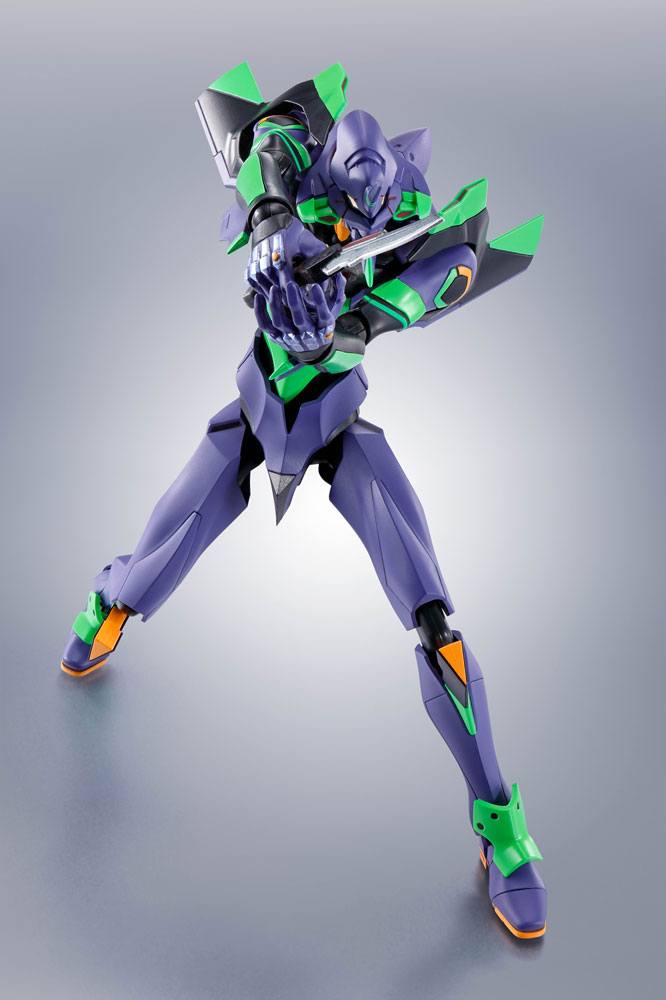 [PRÉ-RESERVA] Evangelion: 3.0+1.0 Thrice Upon a Time Robot Spirits Action Figure Side EVA  Evangelion Test Type-01 + Spear of Cassius Renewal Color Edition Reissue