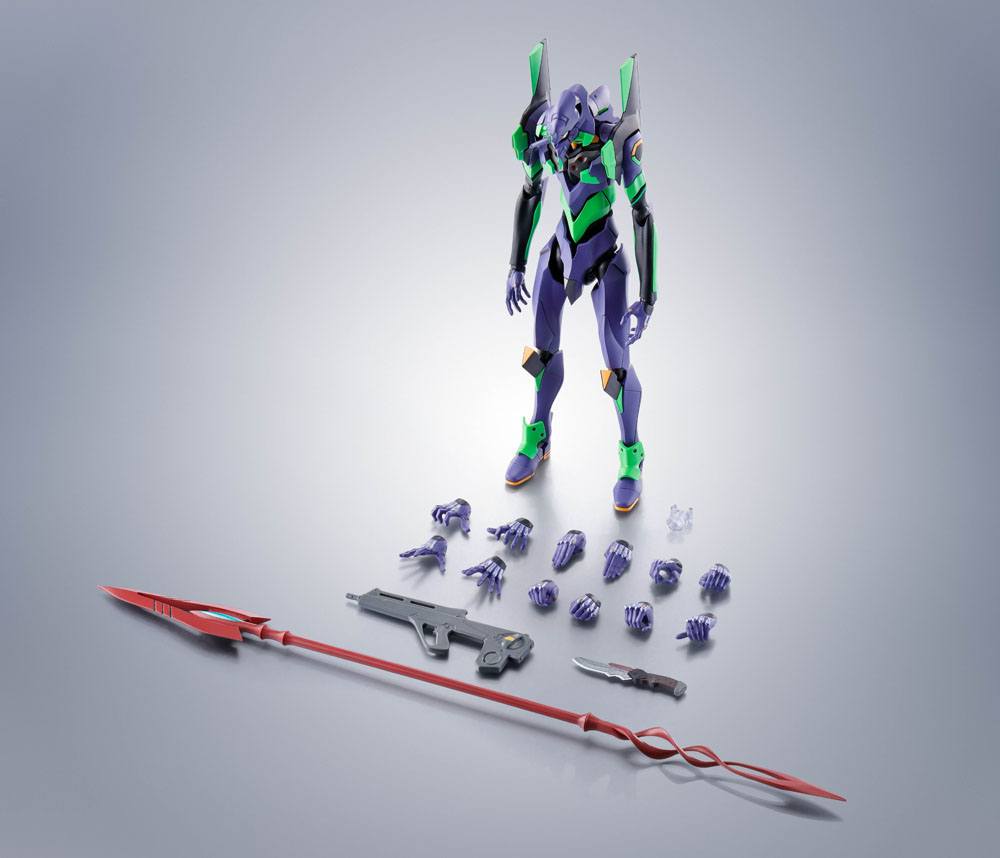 [PRÉ-RESERVA] Evangelion: 3.0+1.0 Thrice Upon a Time Robot Spirits Action Figure Side EVA  Evangelion Test Type-01 + Spear of Cassius Renewal Color Edition Reissue