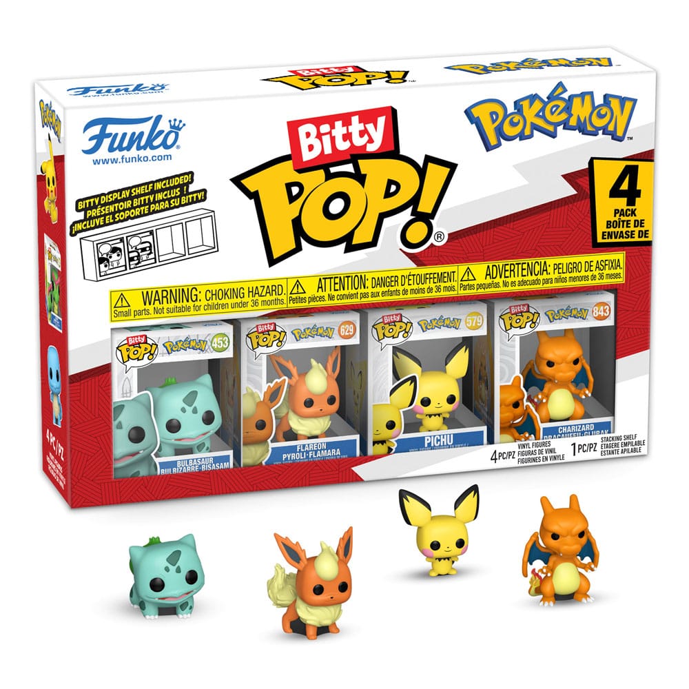 [PRÉ-RESERVA] Pokémon Bitty POP! Vinyl Figure 4-Pack Series 3 2 cm