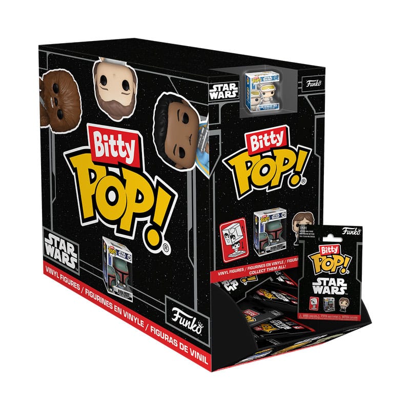 [PRÉ-RESERVA] Star Wars Bitty POP! Vinyl Figure Display (24) PDQ 2,5 cm