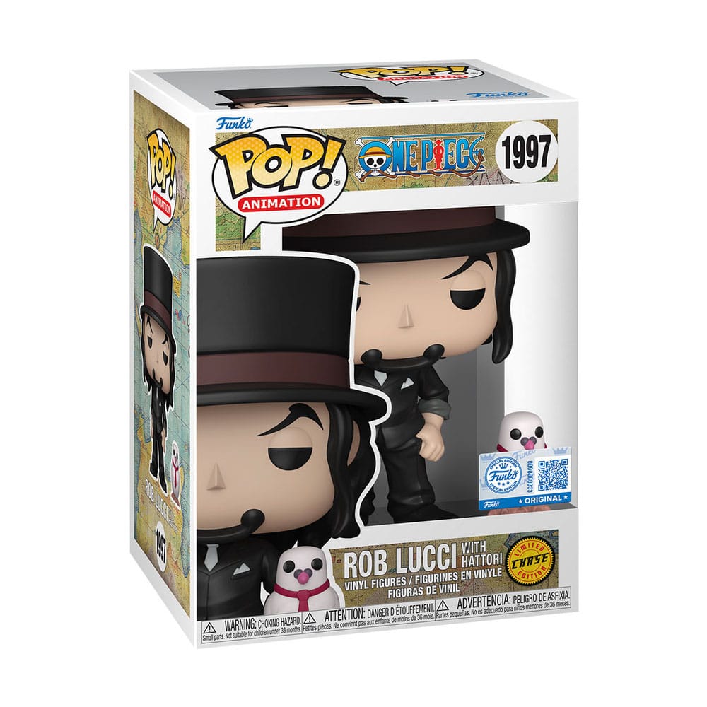 Funko POP! One Piece #1997 Rob Lucci with Hattori Chase Exclusivo