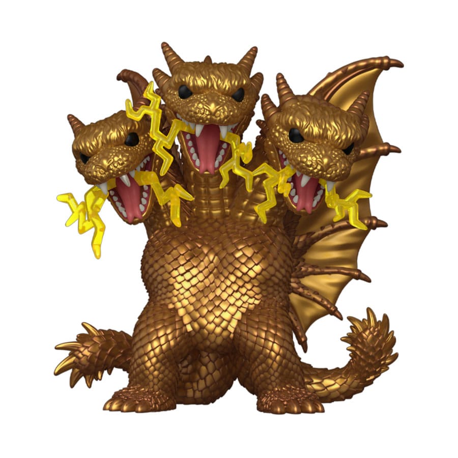 Funko POP! Godzilla #1937 King Ghidora (Electric) Exclusivo