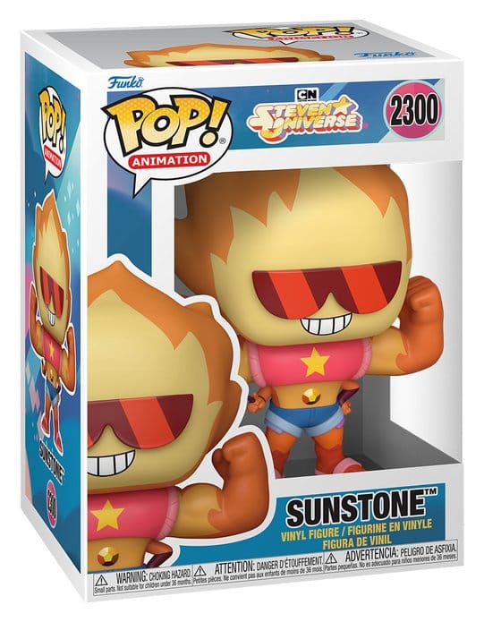 [PRÉ-RESERVA] Steven Universe POP! Animation Vinyl Figure Sun Stone 9 cm