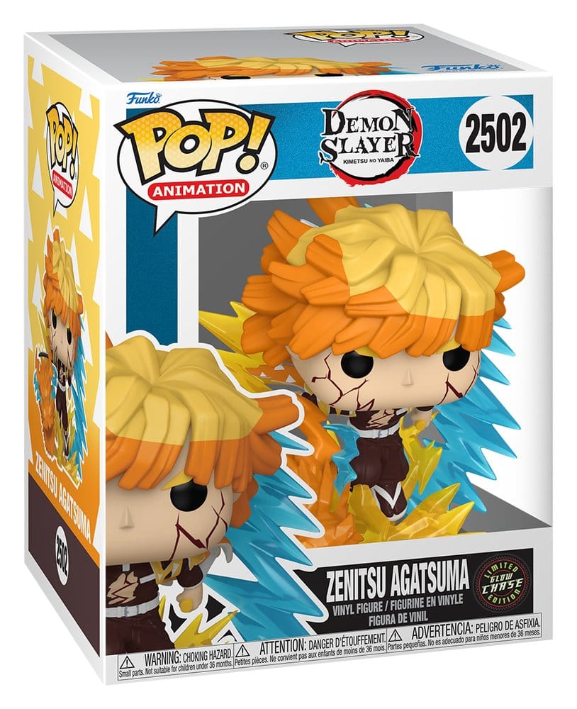 [PRÉ-RESERVA] Demon Slayer: Kimetsu no Yaiba POP! Premium Vinyl Figure Zenitsu with Chase (Glow) 9 cm Assortment (3)