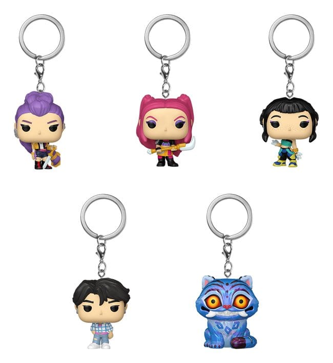[PRÉ-RESERVA] KPOP Demon Hunters POP! Keychain Blind Box PDQ Display (12)