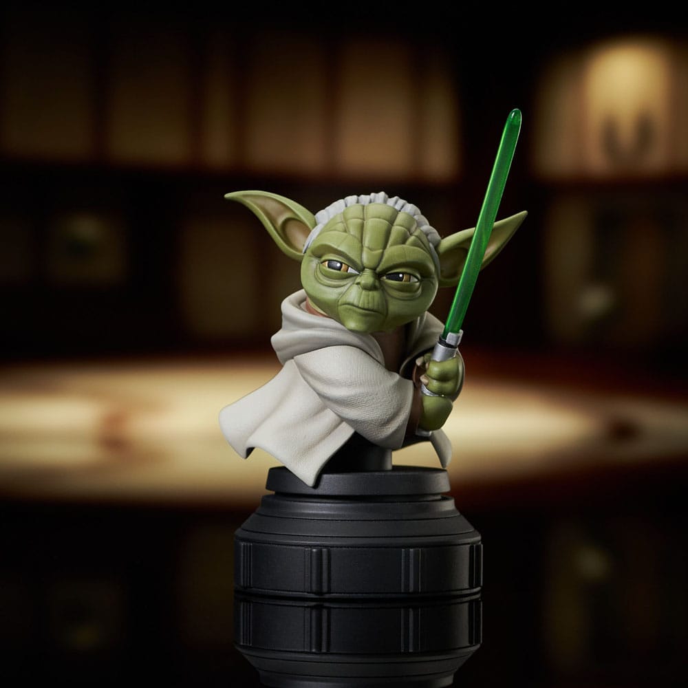 [PRÉ-RESERVA] Star Wars The Clone Wars Bust 1/7 Yoda 13 cm