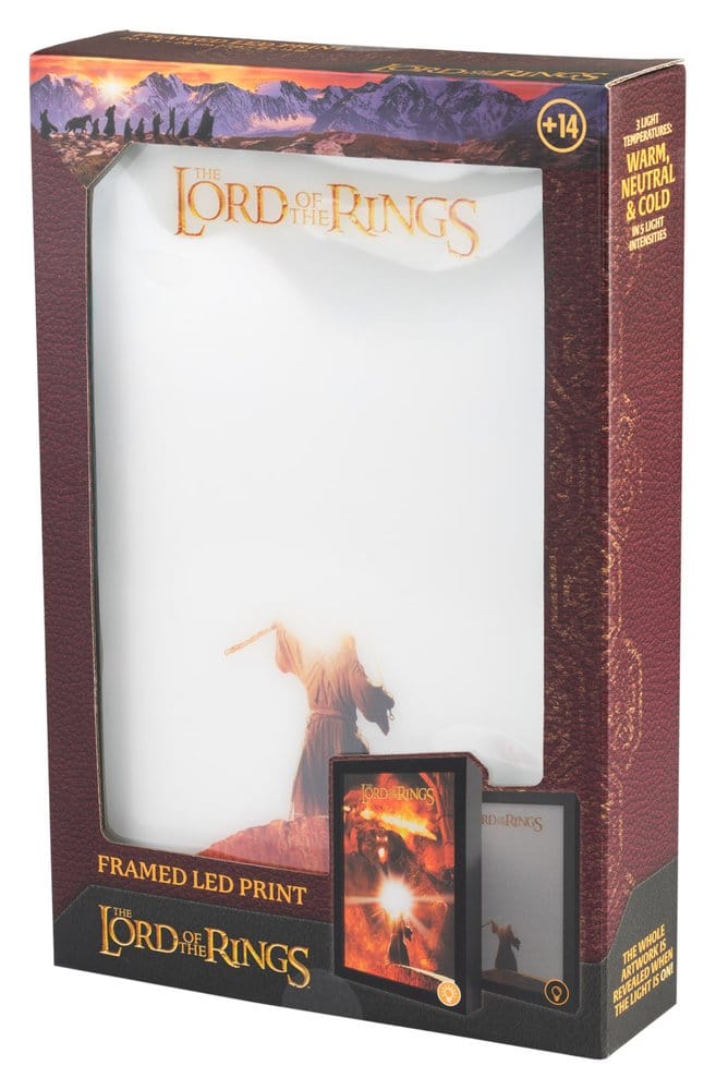 [PRÉ-RESERVA] The Lord of the Rings Framed LED Panel 28 x 20 cm