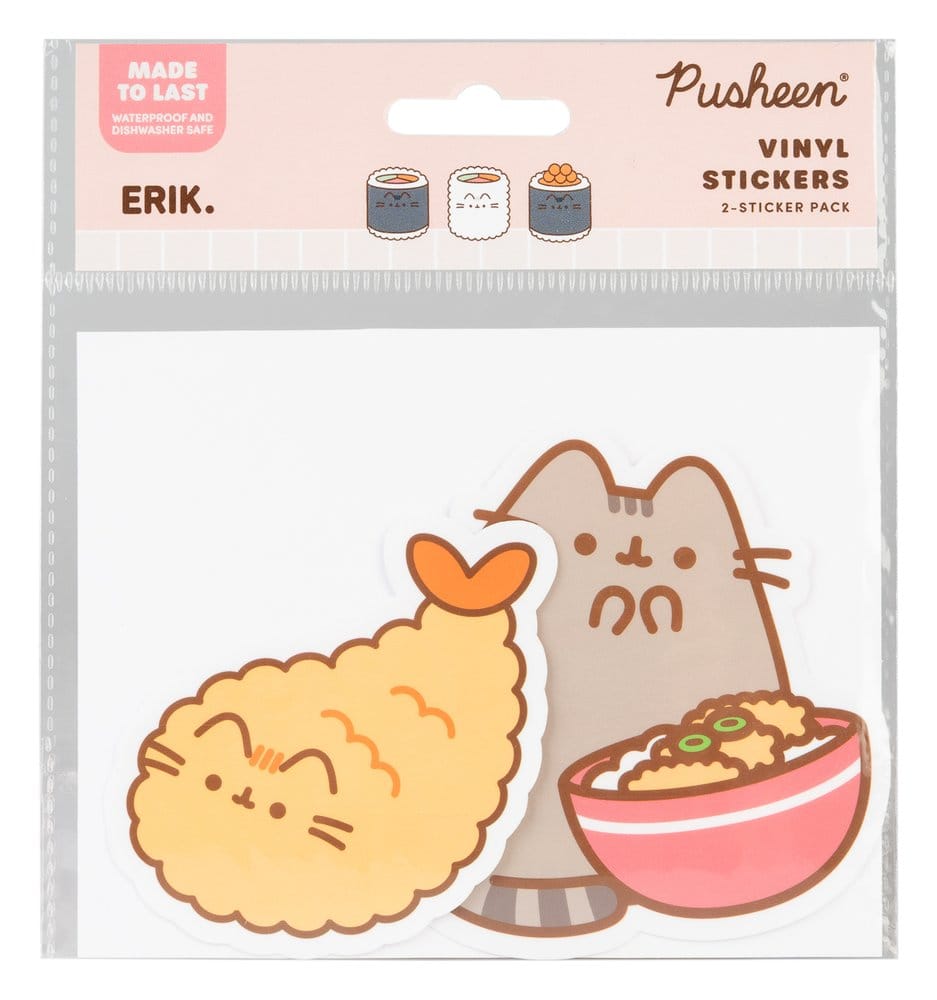 Pusheen Vinyl Stickers Sushi Roll Vol. 2 Set of 2