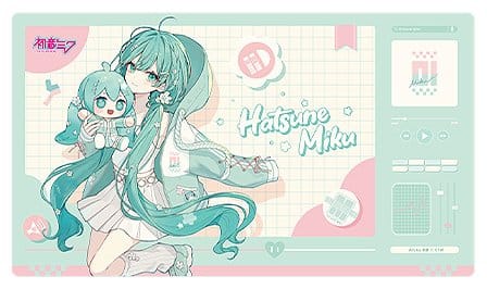 [PRÉ-RESERVA] Character Vocal Series 01: Hatsune Miku Miku Hug Series Desk Mat: Flower Ver. 70 x 40 cm