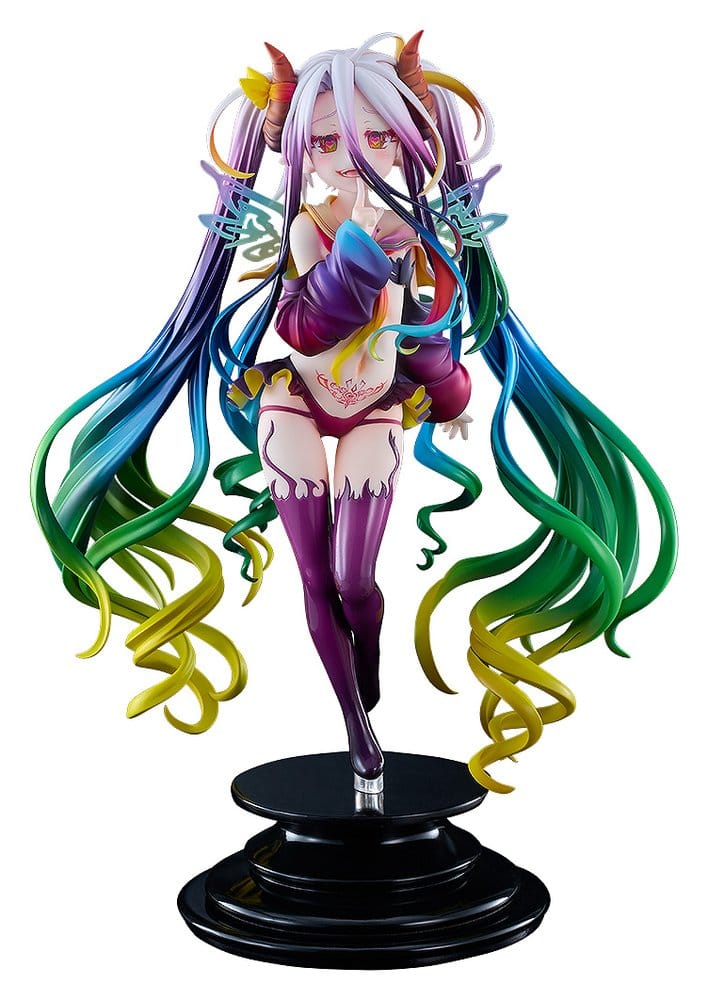 [PRÉ-RESERVA] No Game No Life PVC Figure 1/7 Black Shiro 26 cm