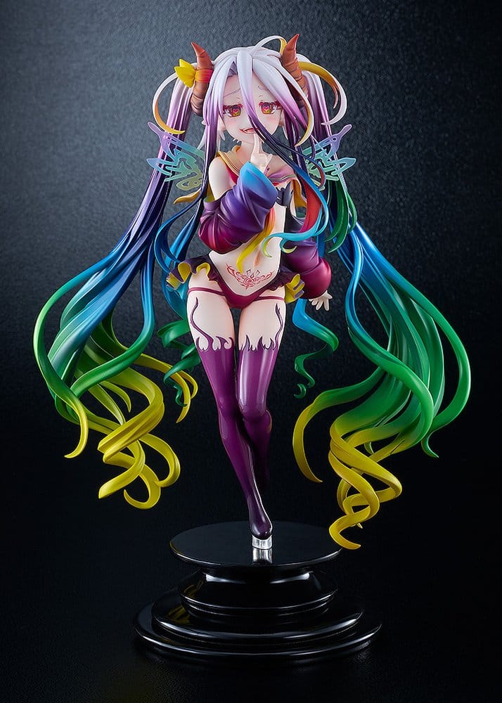 [PRÉ-RESERVA] No Game No Life PVC Figure 1/7 Black Shiro 26 cm