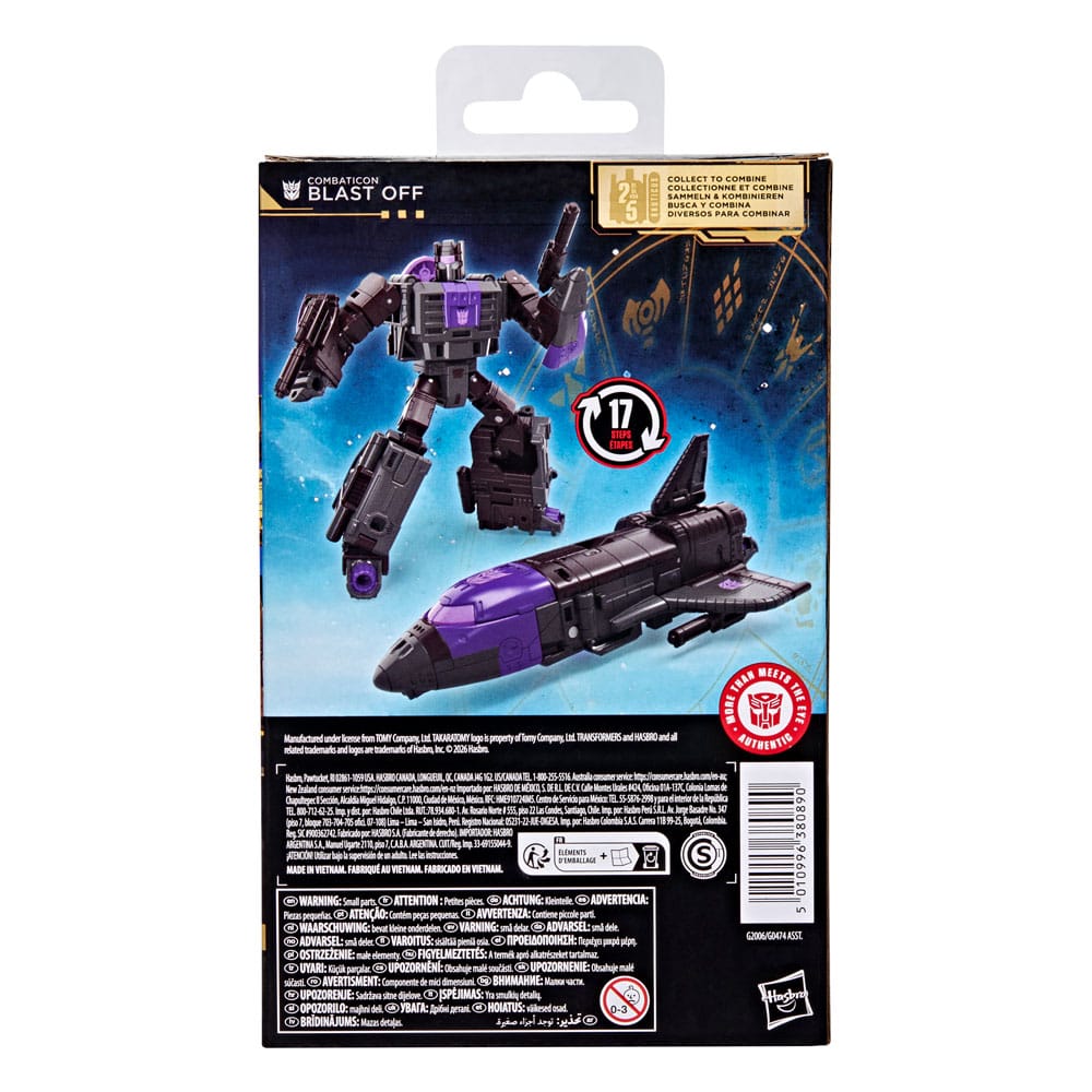 Transformers Age of the Primes Deluxe Class Action Figure Combaticon Blast Off 14 cm
