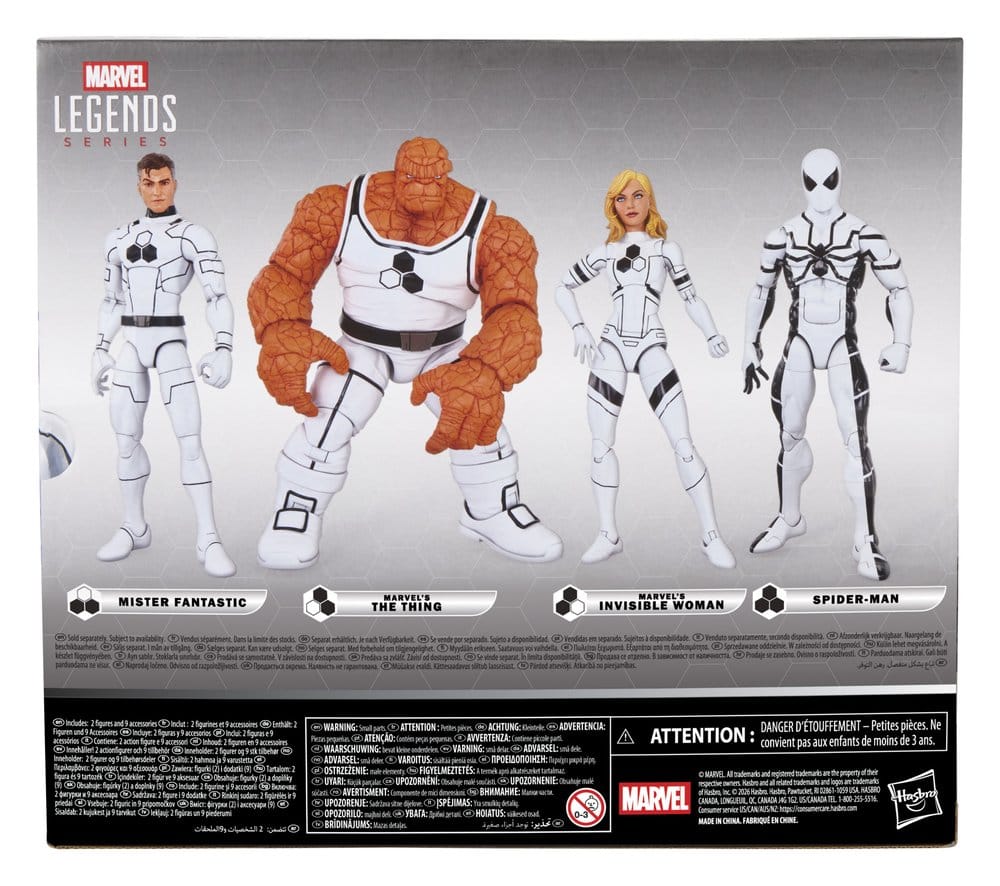 [PRÉ-RESERVA] Future Foundation Marvel Legends Action Figure 2-Pack The Thing & Invisible Woman 15 cm