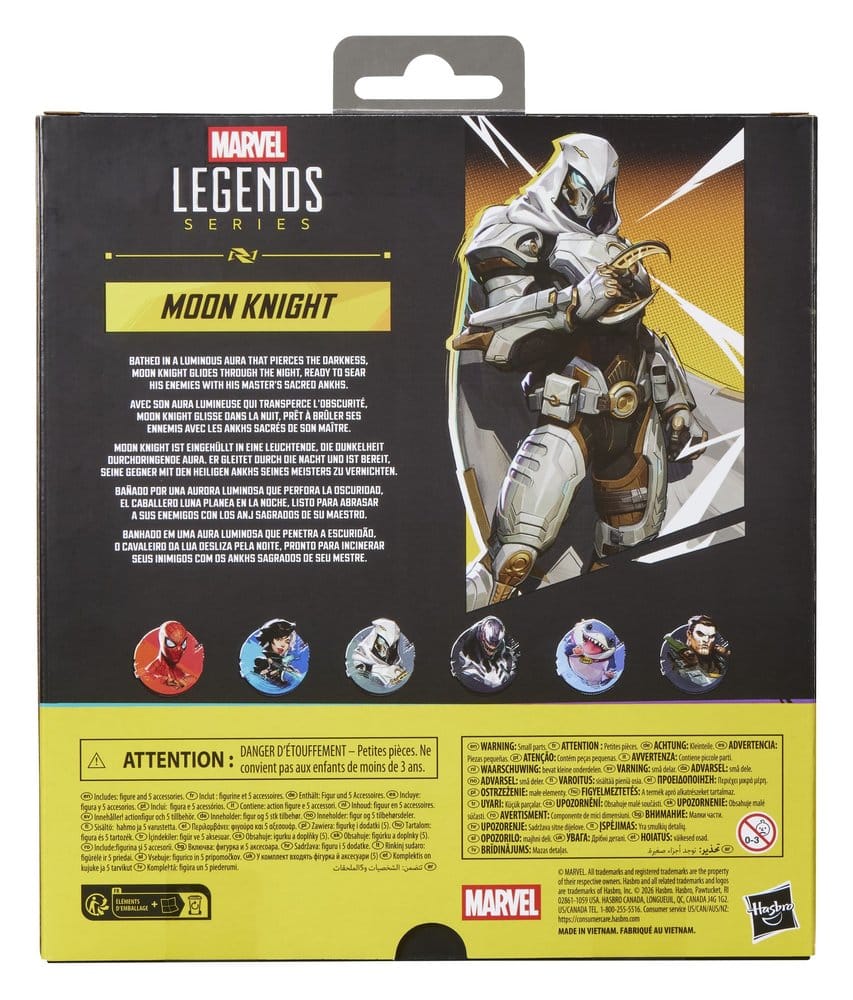 [PRÉ-RESERVA] Marvel Rivals Marvel Legends Action Figure Moon Knight 15 cm