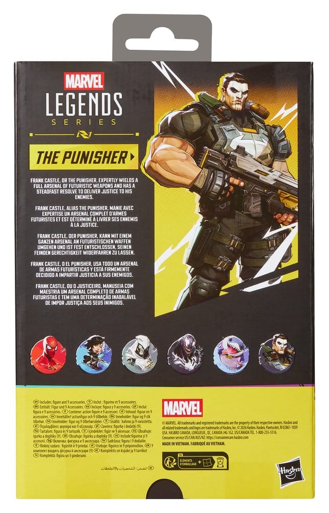 [PRÉ-RESERVA] Marvel Rivals Marvel Legends Action Figure The Punisher 15 cm