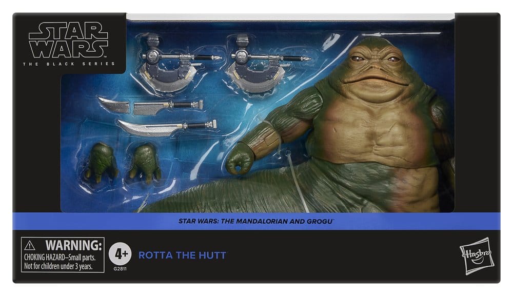 [PRÉ-RESERVA] Star Wars: The Mandalorian and Grogu Black Series Action Figure Rotta the Hutt 17 cm