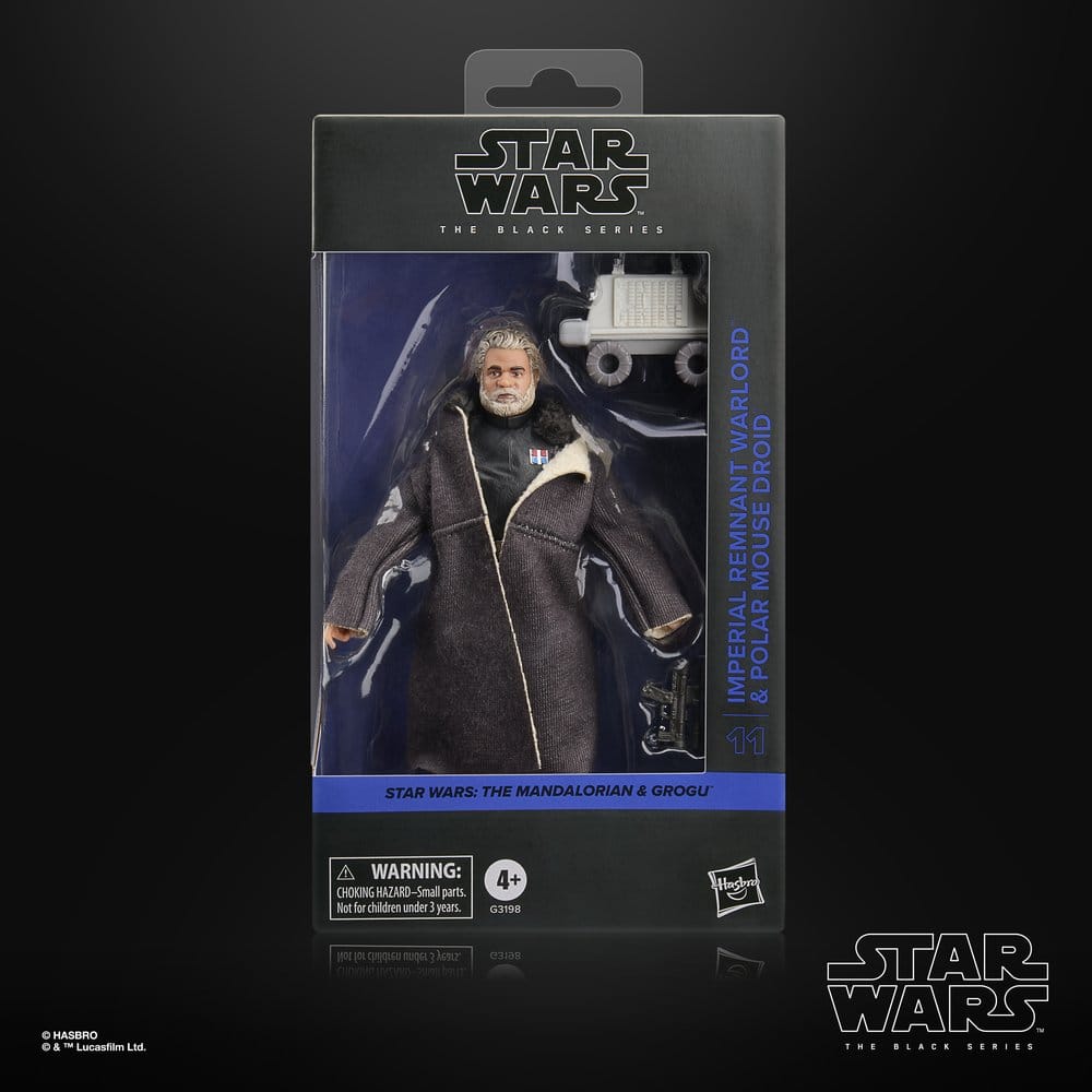 [PRÉ-RESERVA] Star Wars: The Mandalorian & Grogu Black Series Action Figure Imperial Remnant Warlord & Polar Mouse Droid 15 cm