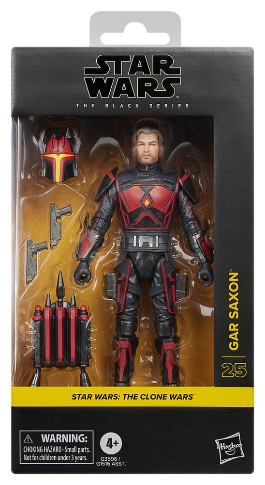 [PRÉ-RESERVA] Star Wars: The Clone Wars Black Series Action Figure Gar Saxon 15 cm