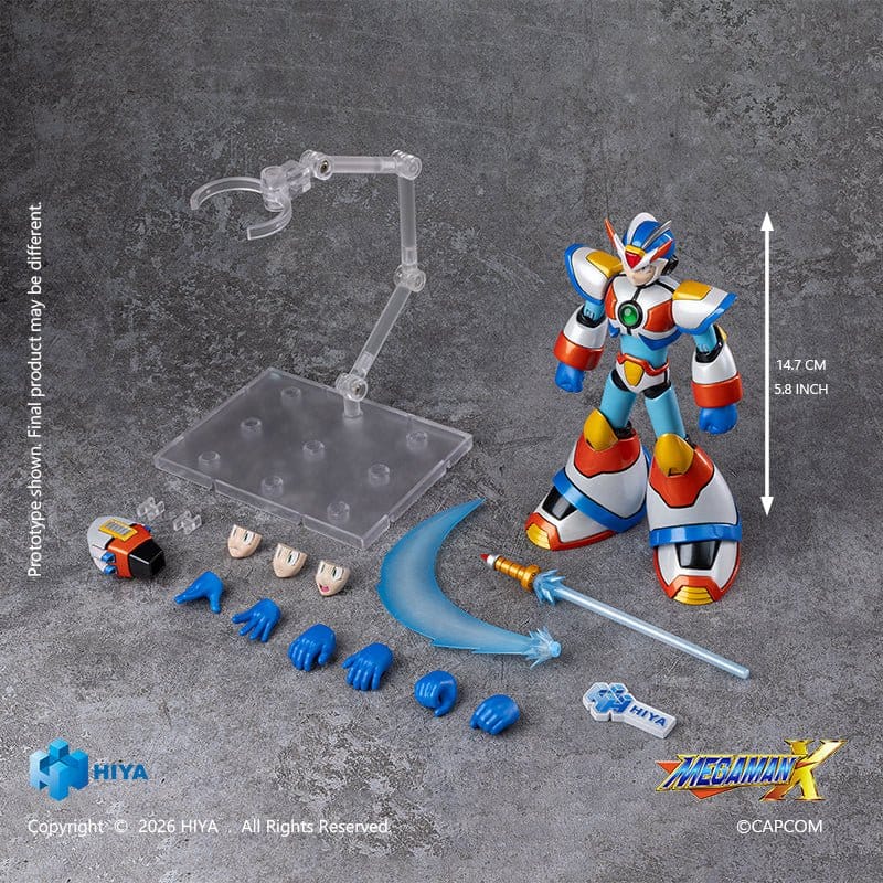 [PRÉ-RESERVA] Mega Man Exquisite Basic Action Figure X Max Armor 15 cm