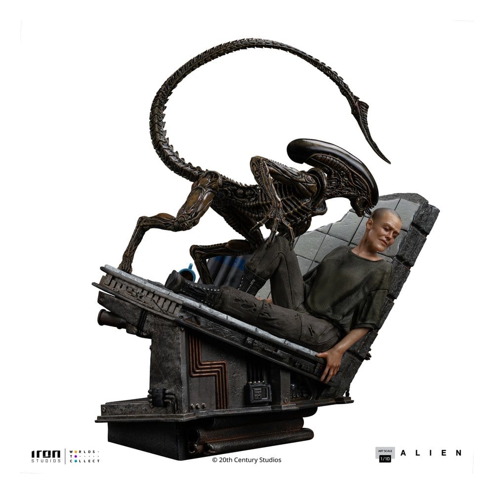 [PRÉ-RESERVA] Alien 3 Art Scale Statue 1/10 Ellen Ripley and Dog Alien 23 cm