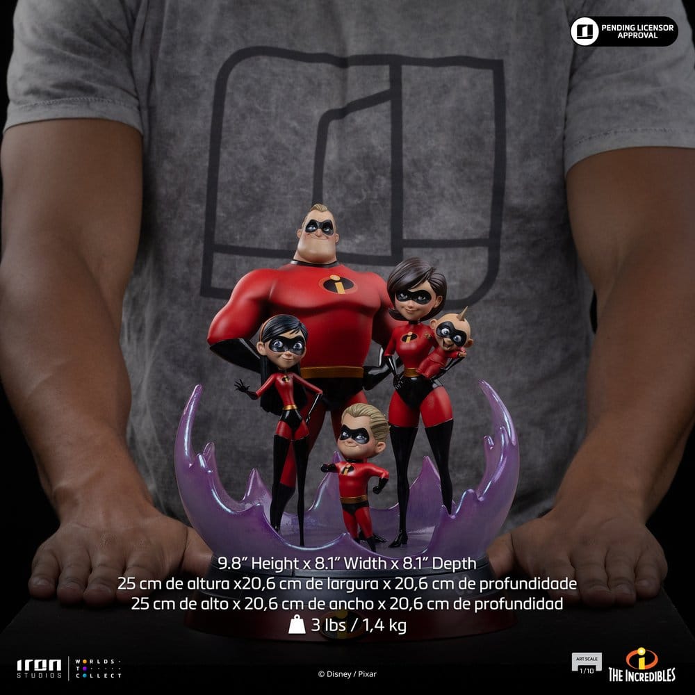 [PRÉ-RESERVA] The Incredibles Art Scale Diorama 1/10 The Incredibles 25 cm