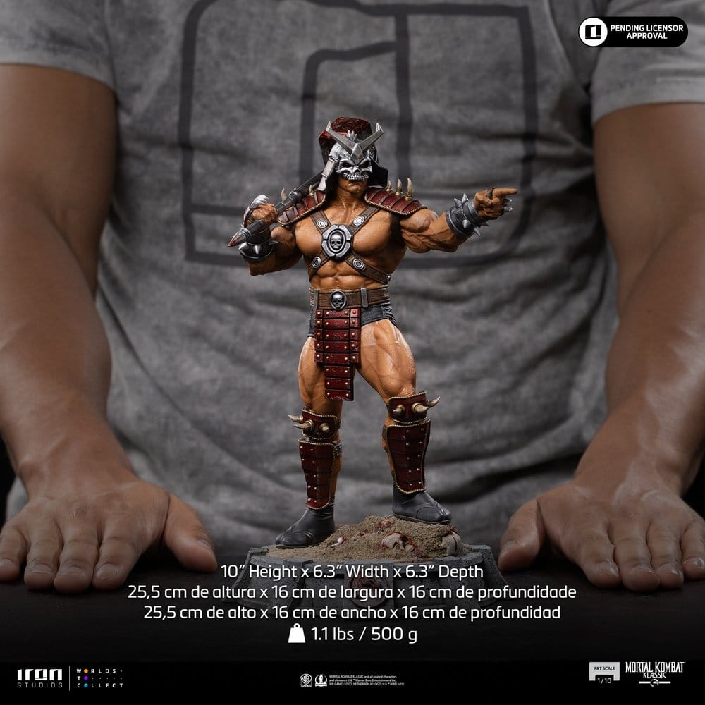 [PRÉ-RESERVA] Mortal Kombat Art Scale Statue 1/10 Shao Khan 26 cm