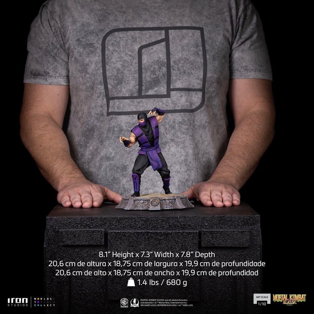 [PRÉ-RESERVA] Mortal Kombat Art Scale Statue 1/10 Rain heo exclusive 21 cm