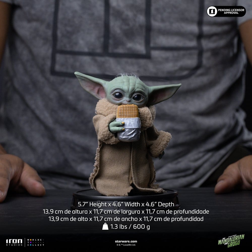 [PRÉ-RESERVA] The Mandalorian & Grogu Grogu Collection Statue Grogu Food Cart Snack