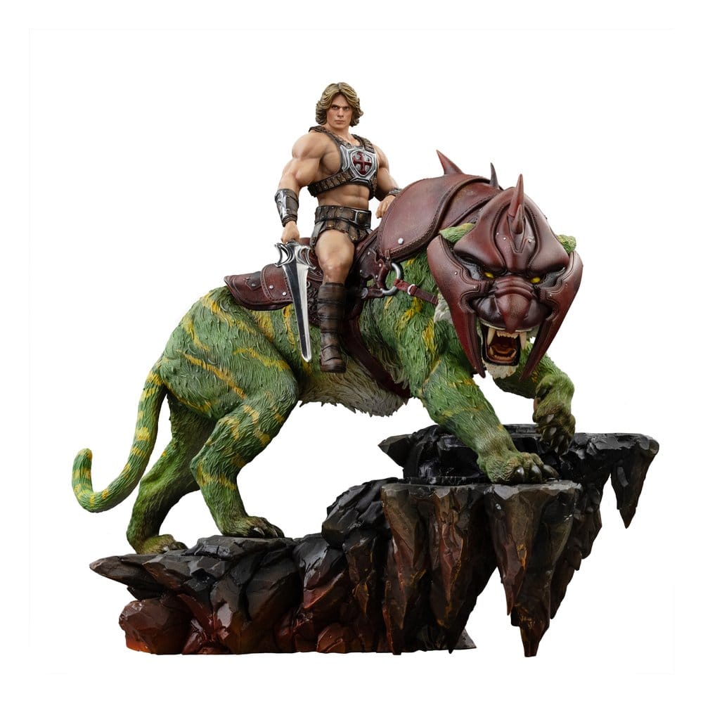 [PRÉ-RESERVA] Masters of the Universe Art Scale Statue 1/10 He-Man and Battle Cat 33 cm