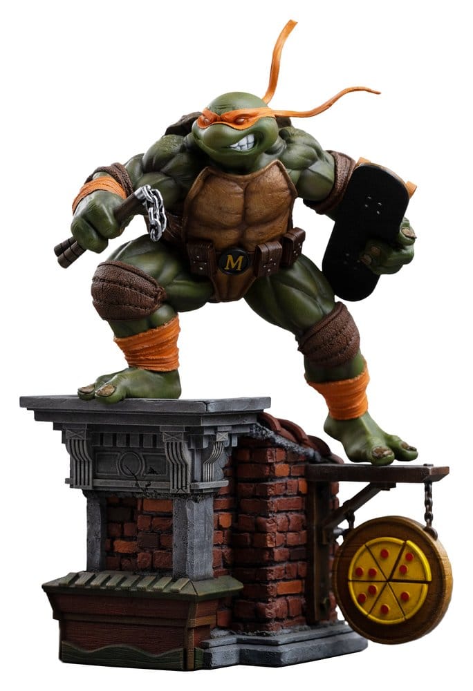 [PRÉ-RESERVA] Teenage Mutant Ninja Turtles Art Scale Statue 1/10 Michelangelo Unleashed 24 cm